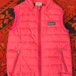 COPY - Patagonia Pink Girls Puffer Vest 2t